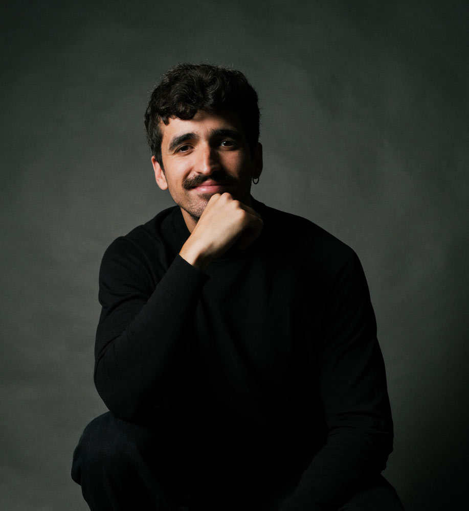 Retrato de Juan Alcaraz, director de cine y cineasta en Murcia
